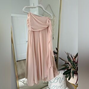 Lulu's Soft Pink Flowy Skirt